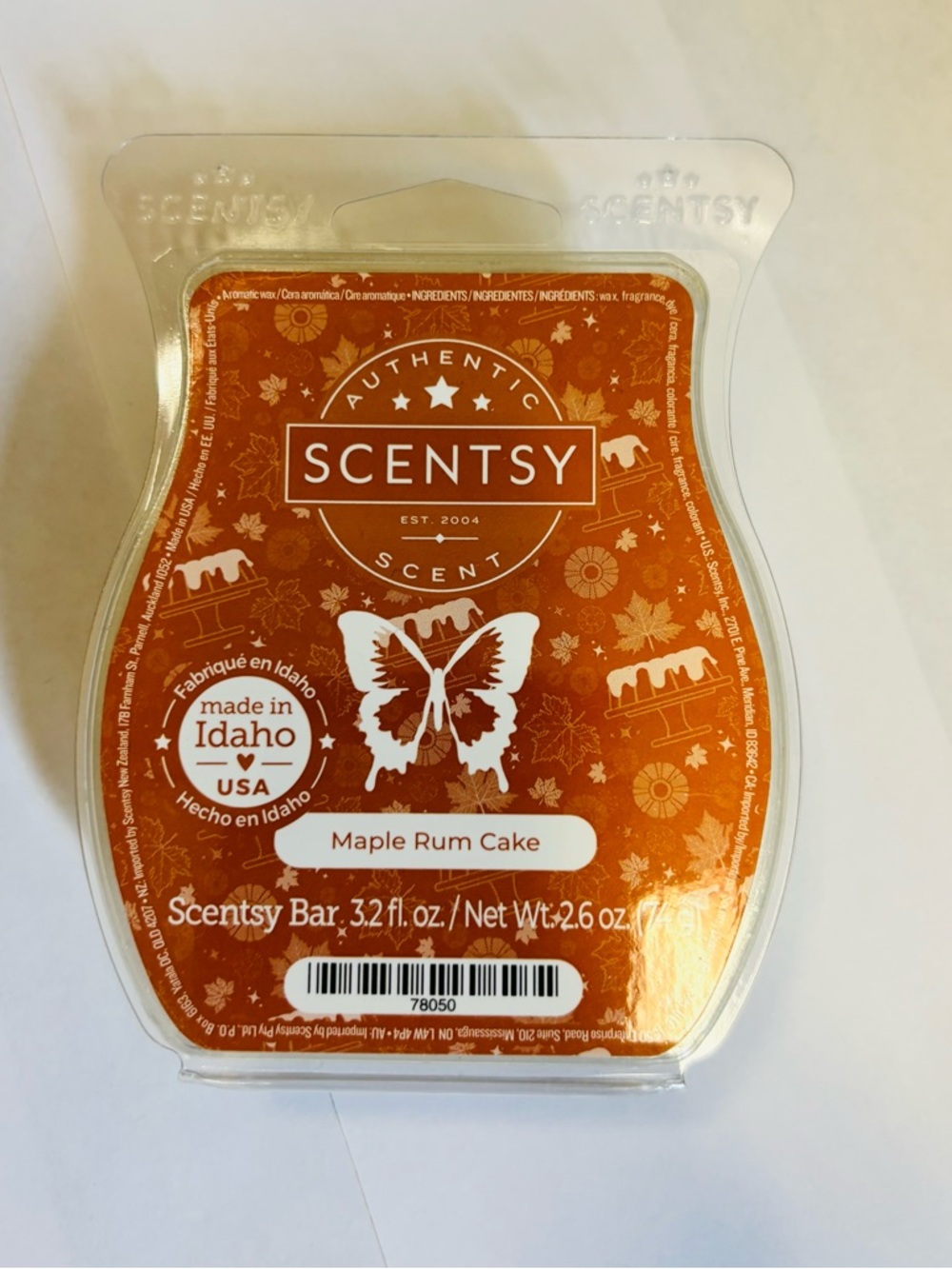 Scentsy Wax Melt Bars Trio Maple Rum Cake, Cinnamon Buttercream, Tropic Nectar - Picture 5 of 5